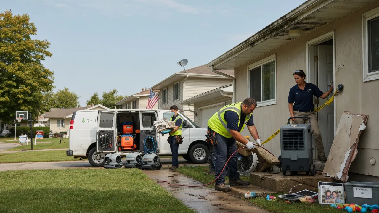 Water Damage Restoration in Friesland, WI near me